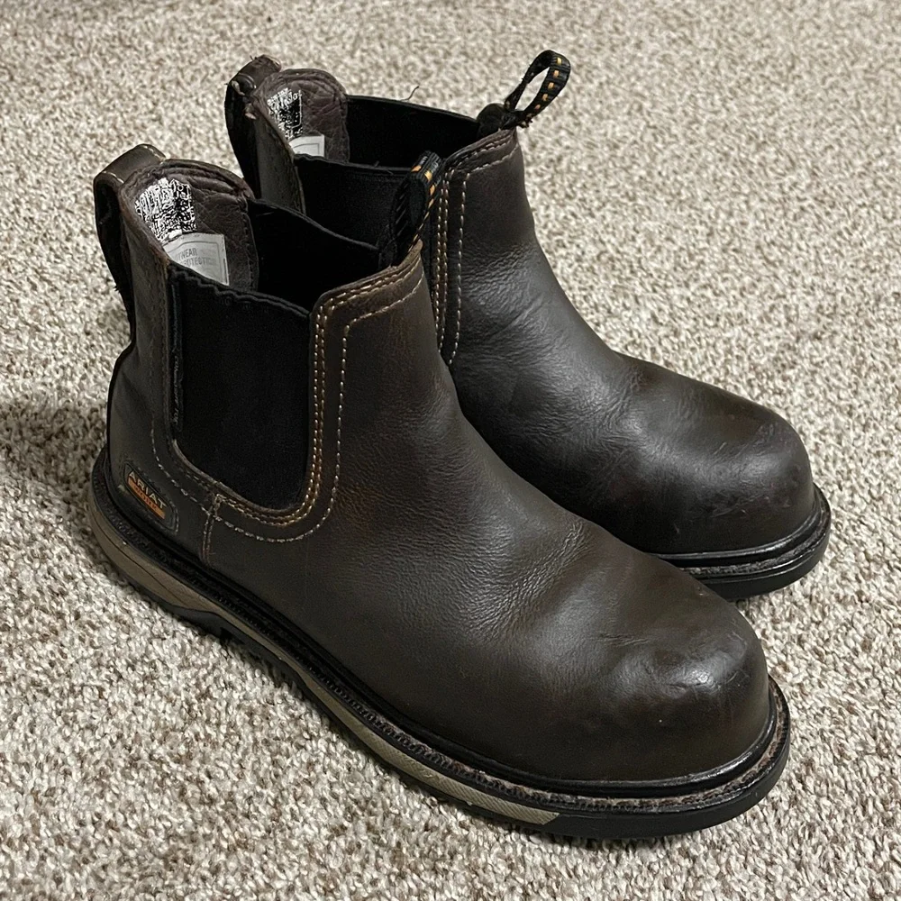 Ariat Chelsea Waterproof Steel Toe Work Boot